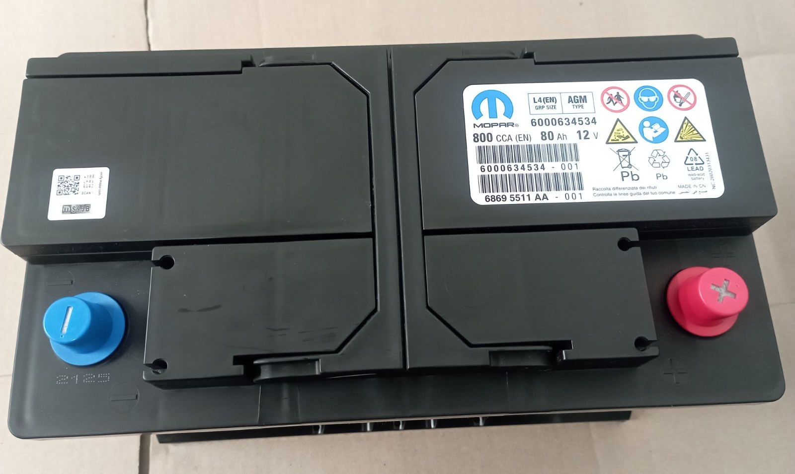 Батарея акумуляторна 80Ah / 800CCA (EN), Start-Stop AGM (43404)