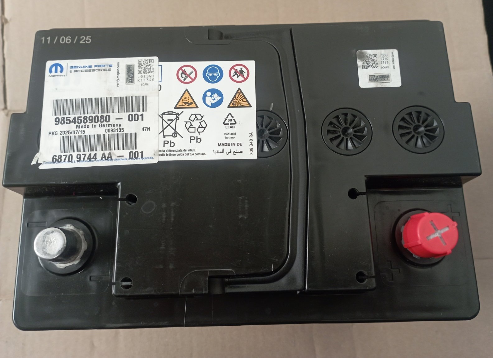 Батарея акумуляторна L2, 60Ah / 680A (EN), AGM (43405)