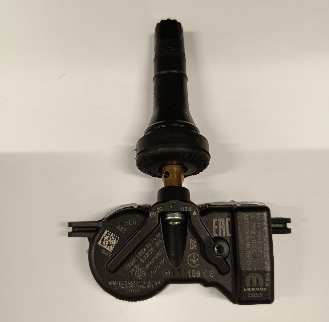 Датчик тиску в шинах в зборі, датчик + вентиль (43797)