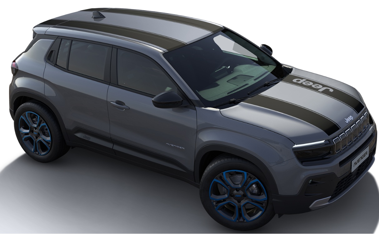 Клейка стрічка на капот та дах справа Avenger, без надпису "JEEP" на капоті (41544)