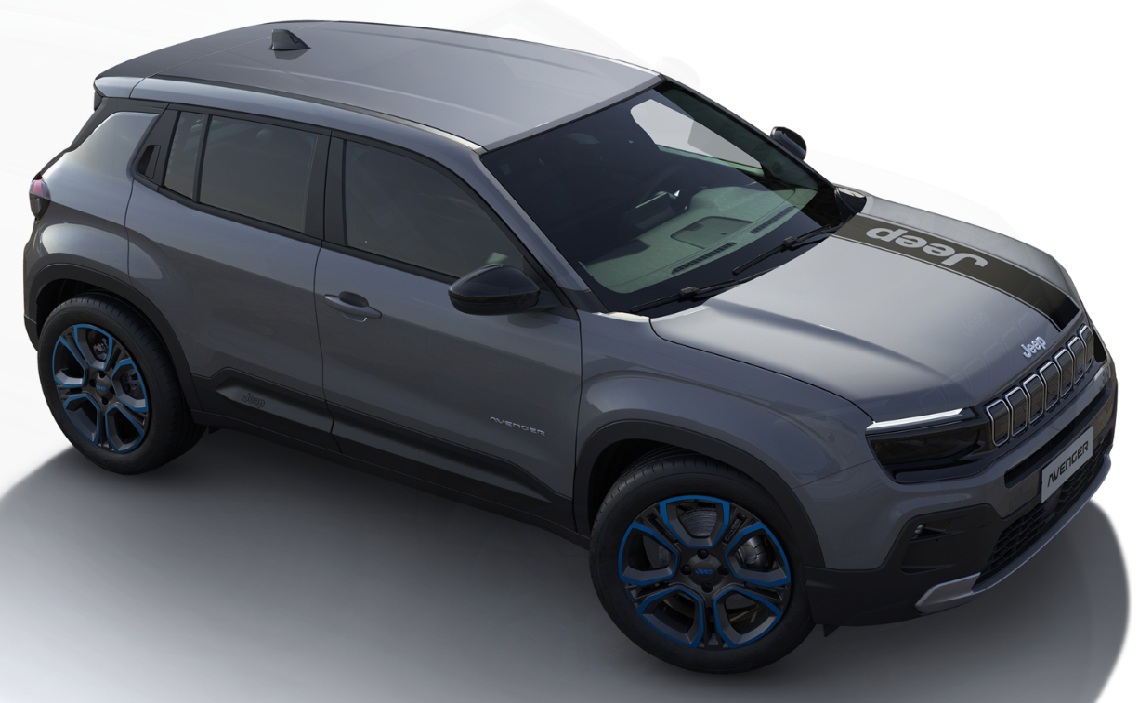 Клейка стрічка на капот Avenger, надпис "JEEP" зліва (41541)