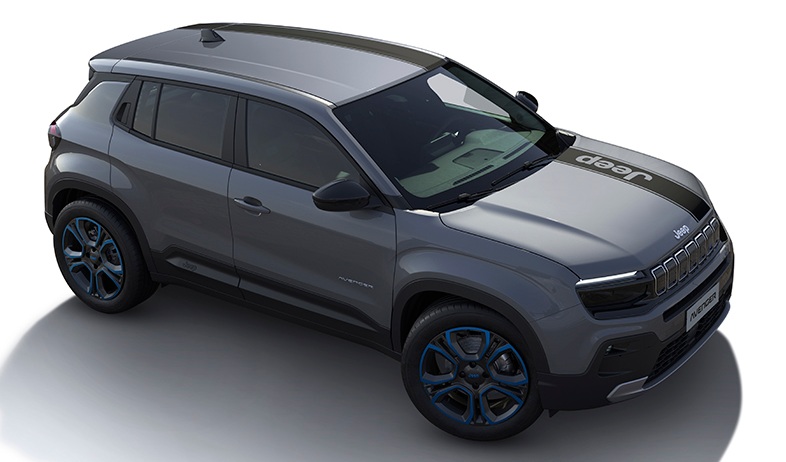 Клейка стрічка на капот та дах зліва Avenger, надпис "JEEP" на капоті (41543)